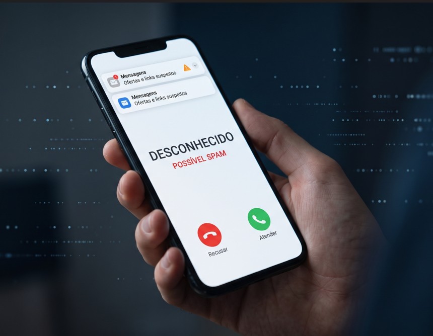 Por que você está recebendo tantas ligações de spam e mensagens estranhas?